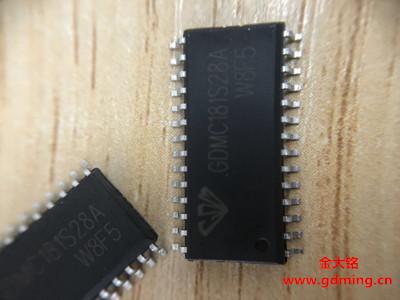 超强触摸MCU单片机 ESD芯片级8KV EFT4KV高精度GDMC181SXXA